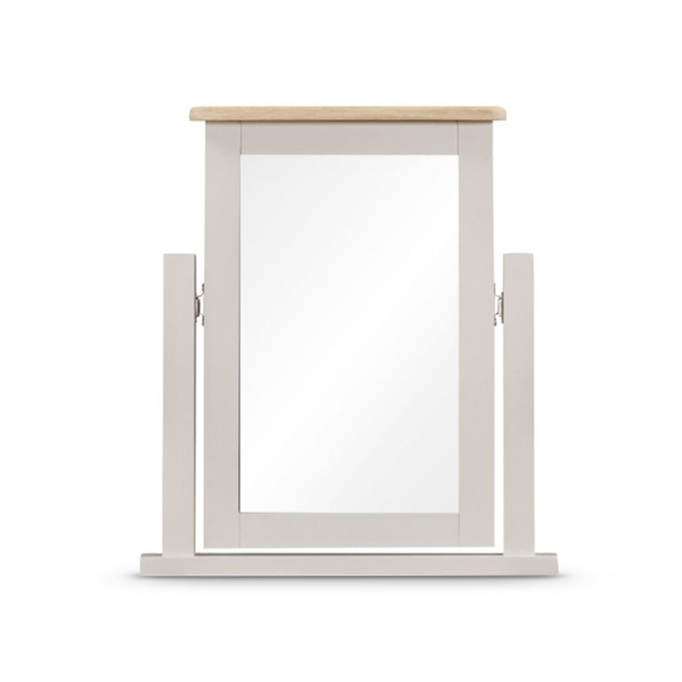 Windermere Painted Vanity Mirror - Oyster Grey