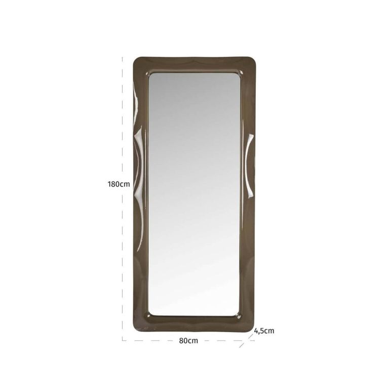 Dani Leaner Mirror - Brown - Metal - 80cm x 180cm