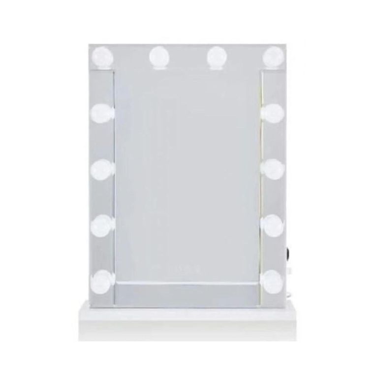 Clearance - Kirtland with Lighting White 60cm x 120cm Dressing Mirror - A169