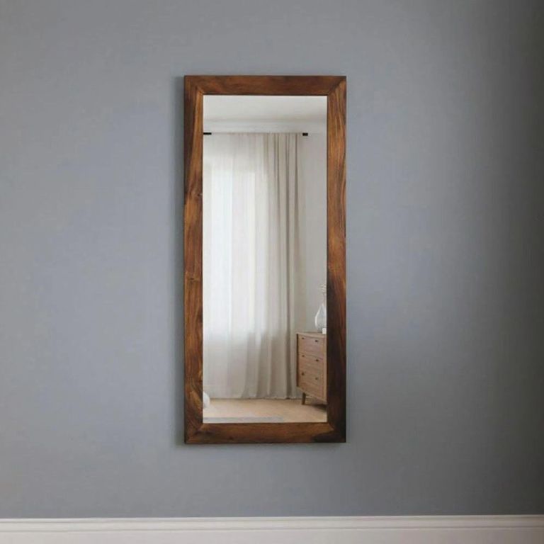 Cube Sheesham Bedroom 40cm x 130cm Mirror
