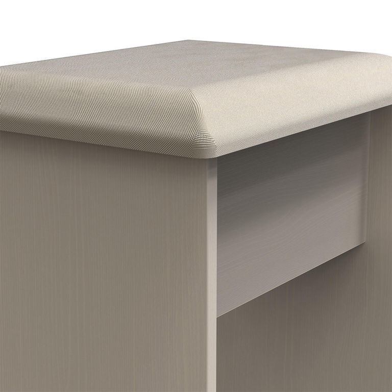 York Dressing Stool - Padded - Cashmere