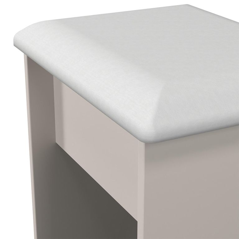 Norfolk Dressing Stool - Padded - Cashmere