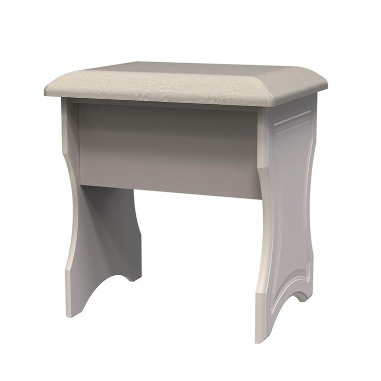 Balmoral Dressing Stool - Padded - Cashmere