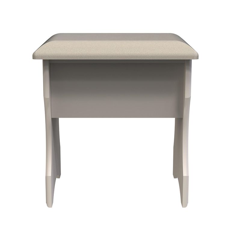 Balmoral Dressing Stool - Padded - Cashmere