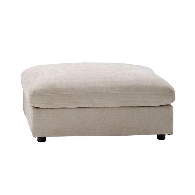 Haven Footstool - Biscuit - Fabric