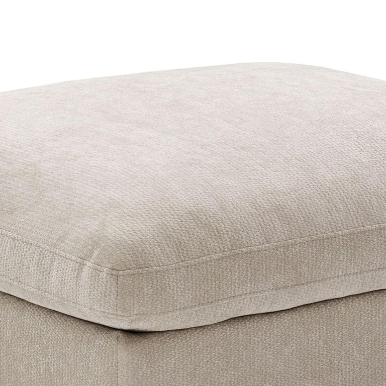 Haven Footstool - Biscuit - Fabric