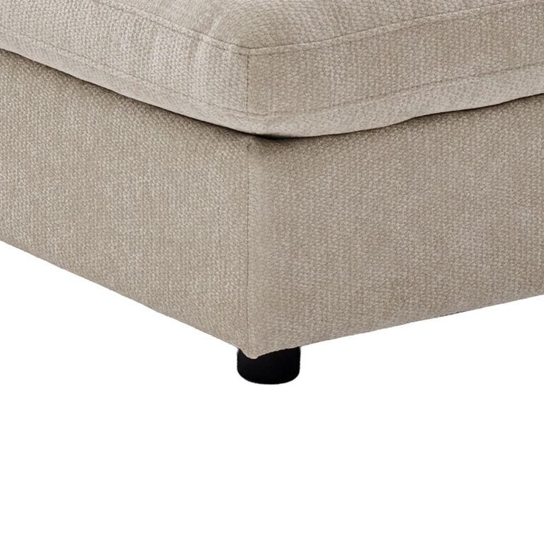 Haven Footstool - Biscuit - Fabric