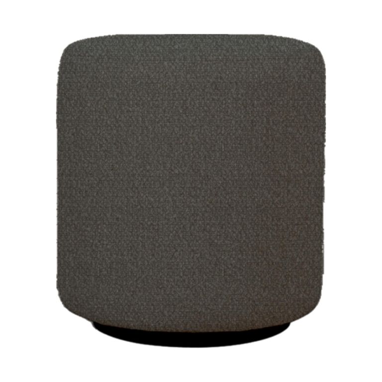 Ben Stool - Round - Cologne Granite - Boucle Fabric
