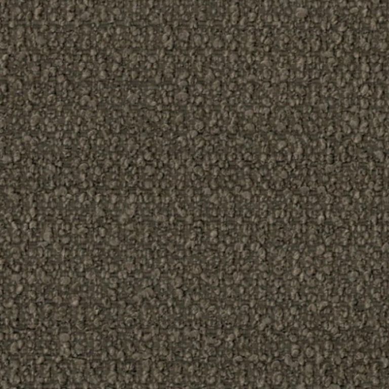Ben Stool - Round - Nutmeg - Boucle Fabric
