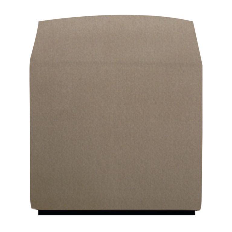 Ben Stool - Square - Biscuit - Boucle Fabric