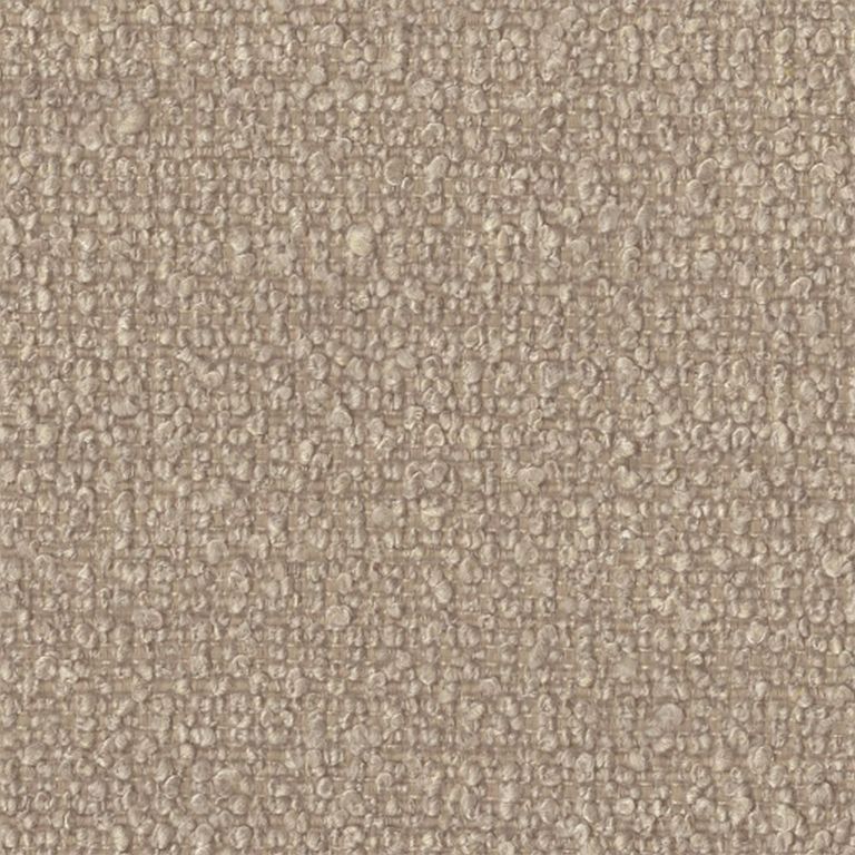 Ben Stool - Square - Cologne Mink - Boucle Fabric