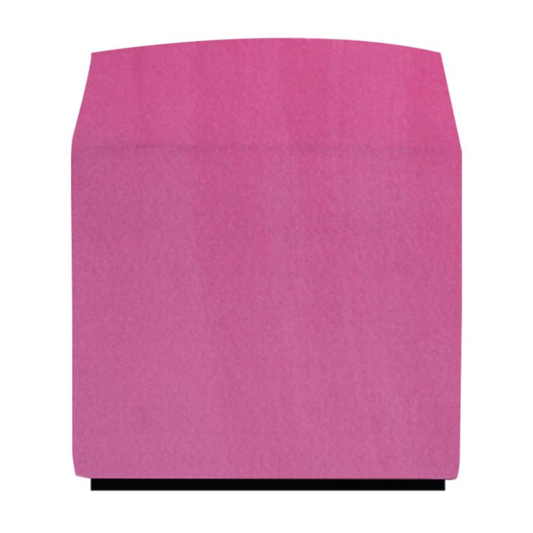 Ben Stool - Square - Fuchsia Pink - Boucle Fabric