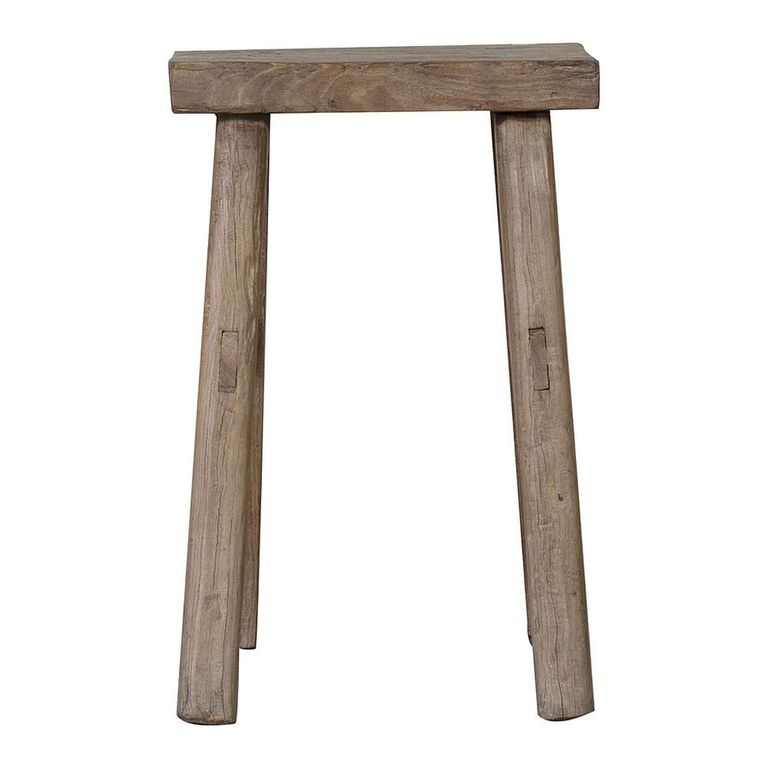 Stool - Rustic Natural - Elm Wood