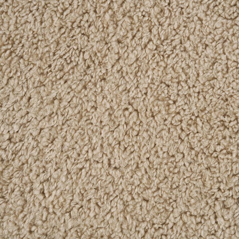 Lunaro Footstool - Light Brown - Fabric