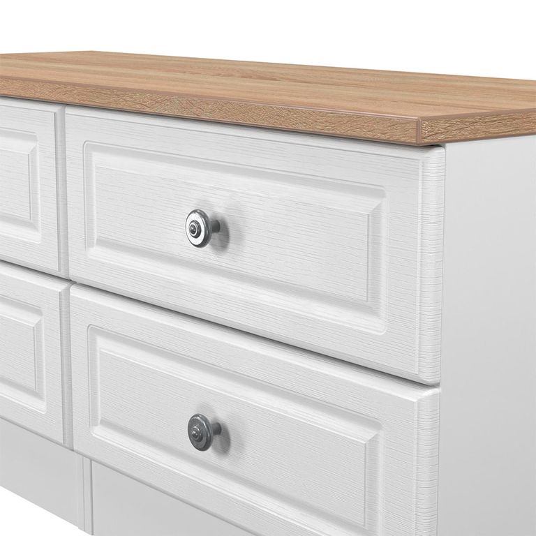 Norfolk Bed Box - White and Oak