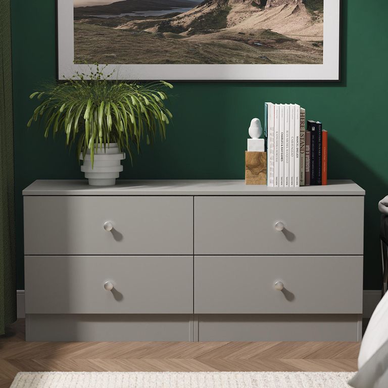 Yarmouth Bed Box - 4 Drawer - Dusk Grey