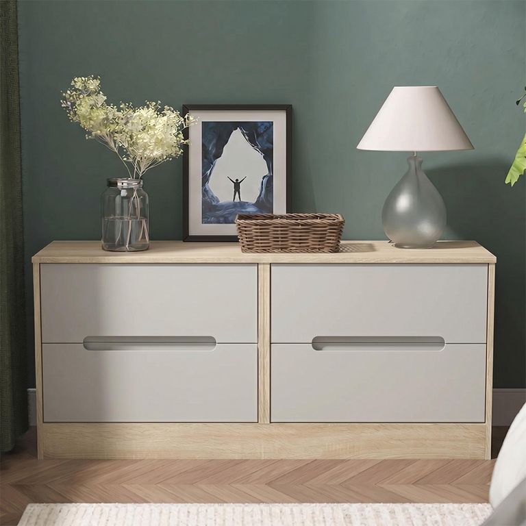 Monaco Bed Box - Cashmere and Oak