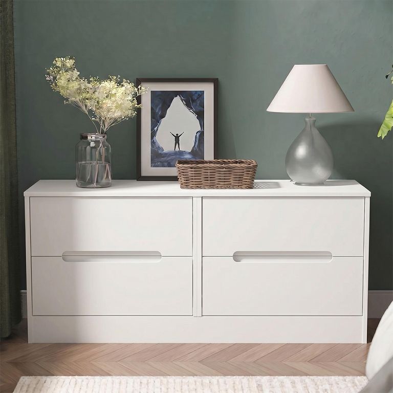 Monaco Bed Box - White
