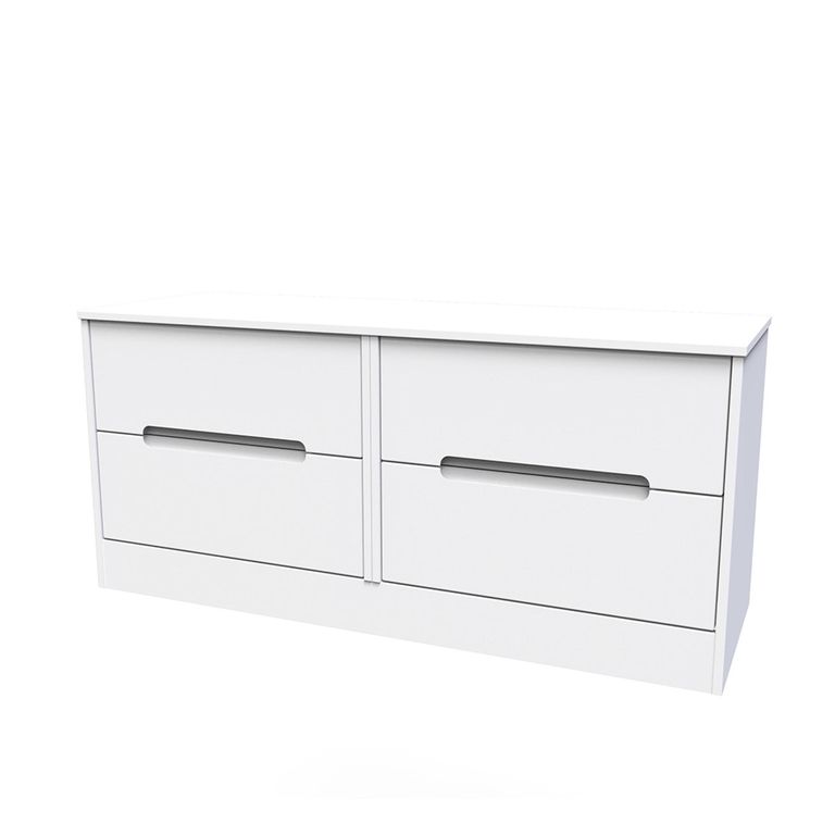 Monaco Bed Box - White