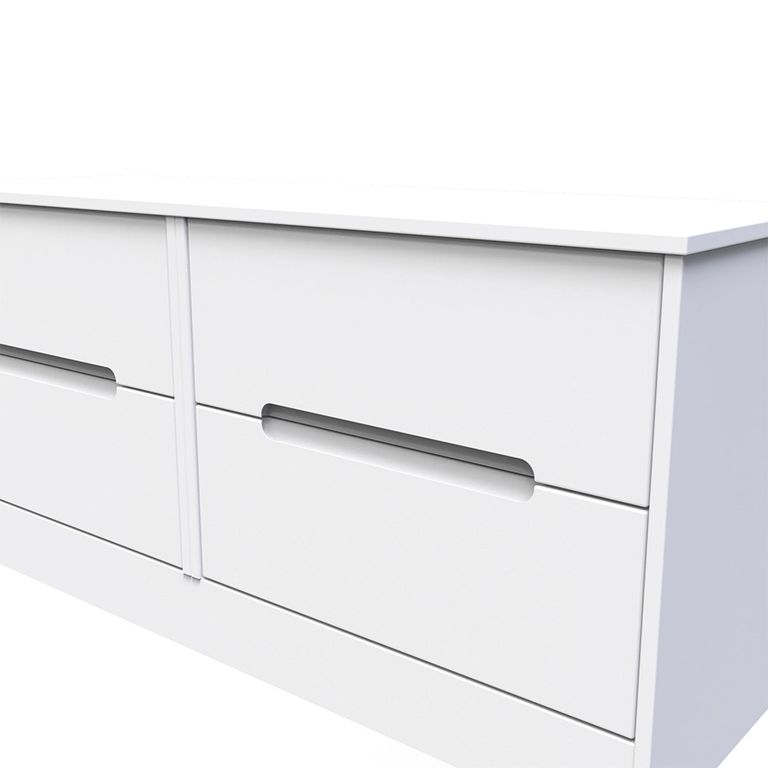 Monaco Bed Box - White