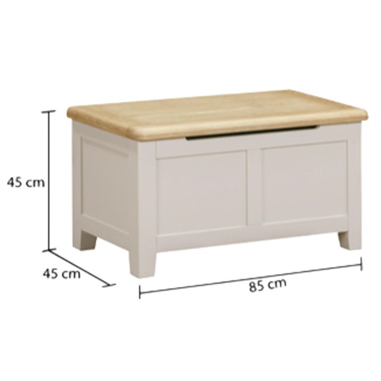 Windermere Painted Blacket Box - 1 Door - Oyster Grey