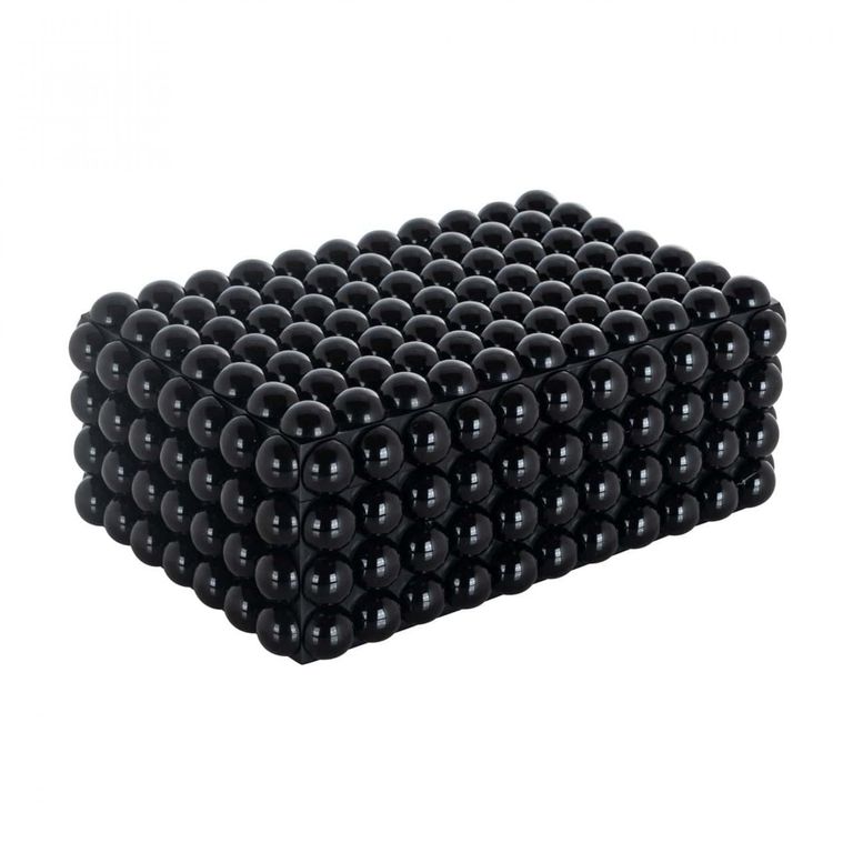 Bubble Black Large Jewellery Box