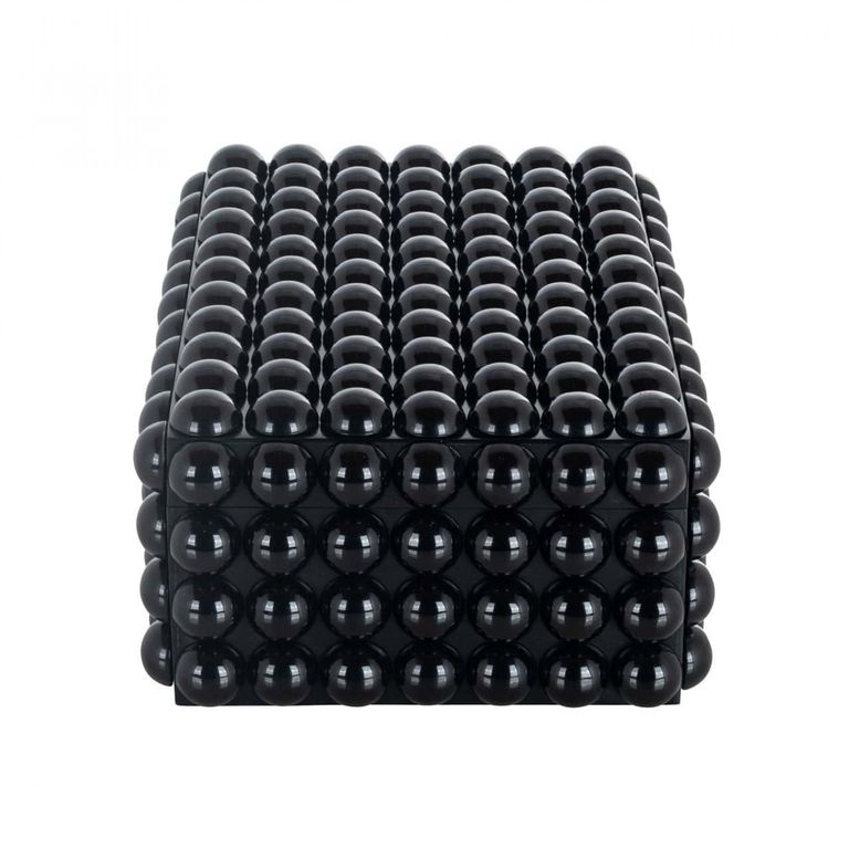 Bubble Black Large Jewellery Box