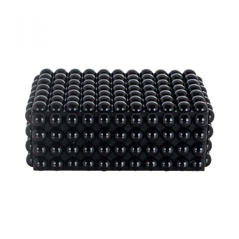 Bubble Black Large Jewellery Box