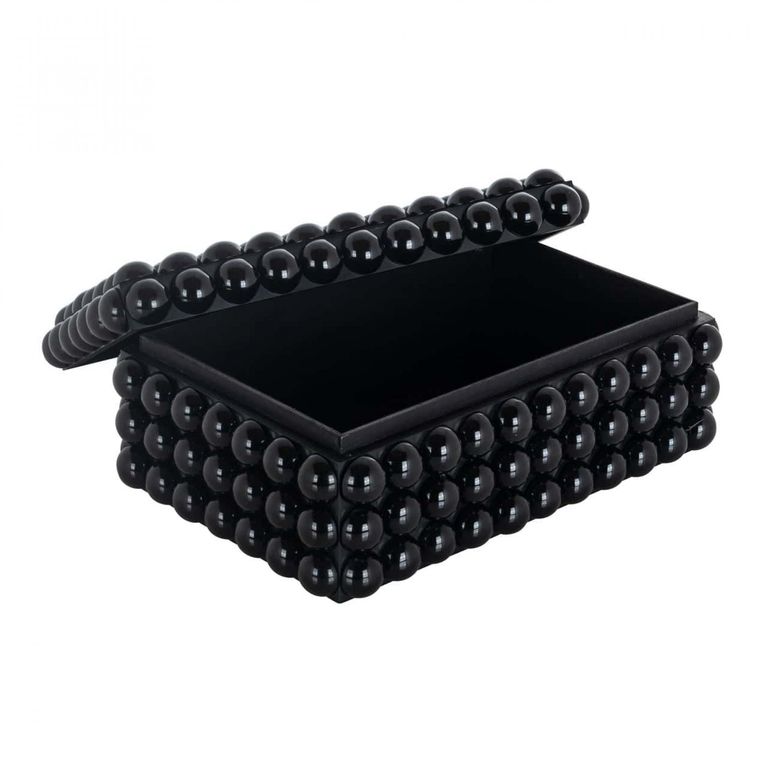 Bubble Black Large Jewellery Box