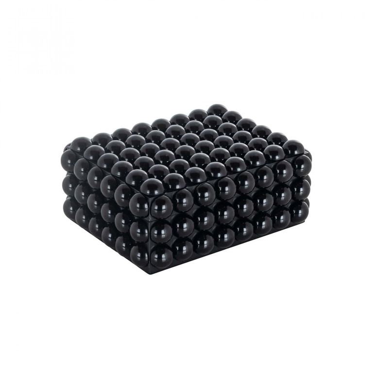 Bubble Black Small Jewellery Box
