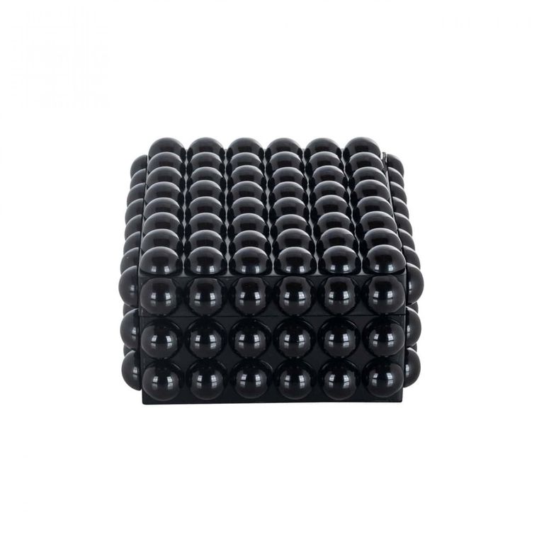 Bubble Black Small Jewellery Box