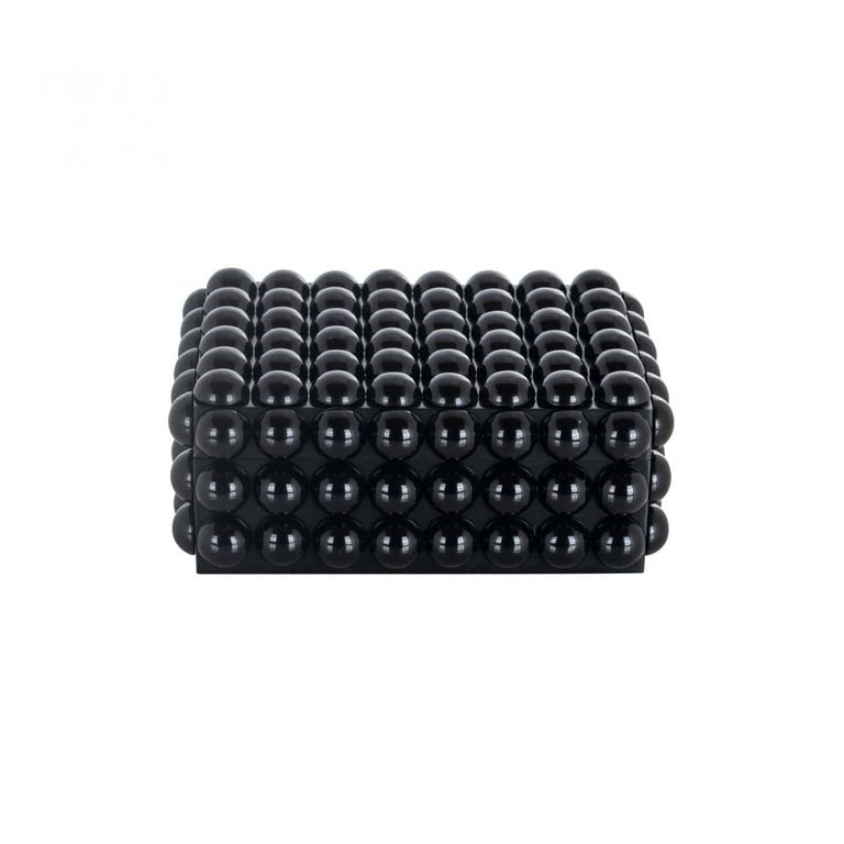 Bubble Black Small Jewellery Box