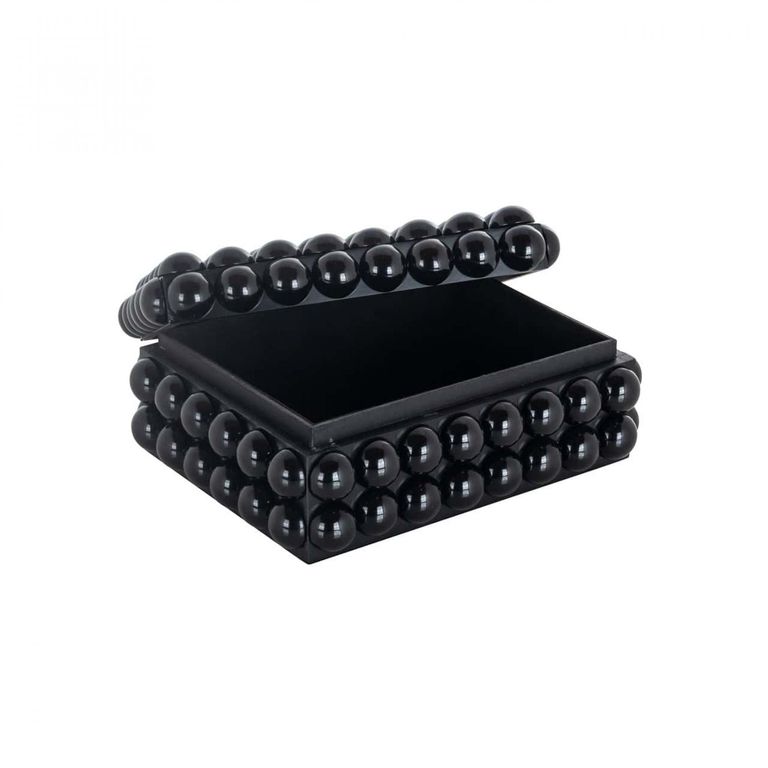 Bubble Black Small Jewellery Box