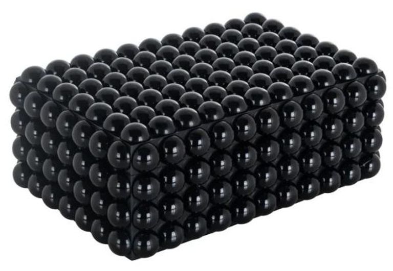 Bubble Black Large Jewellery Box