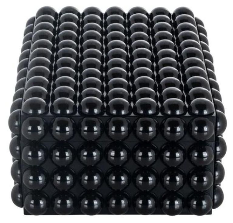 Bubble Black Large Jewellery Box
