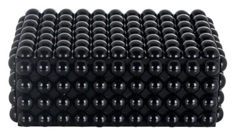 Bubble Black Large Jewellery Box