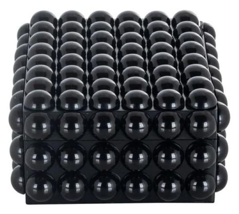 Bubble Black Small Jewellery Box