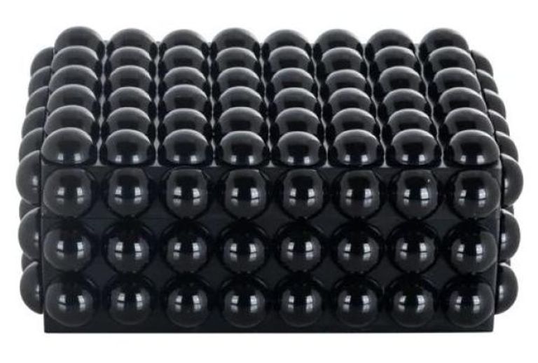 Bubble Black Small Jewellery Box