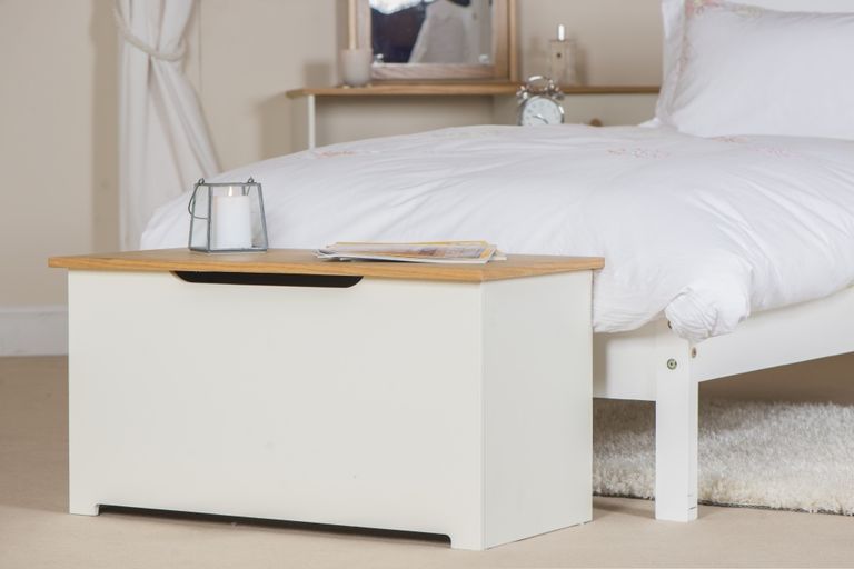 Colorado Bedroom Storage Box - White