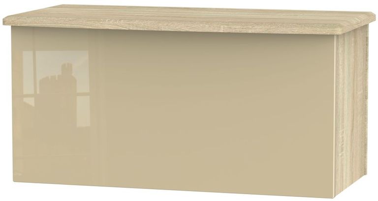 Knightsbridge Blanket Box - Mushroom and Oak