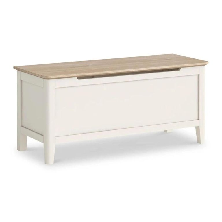 Marlow Blanket Box - White
