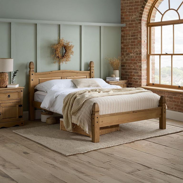 Corona Bed - Pine - 5ft King Size