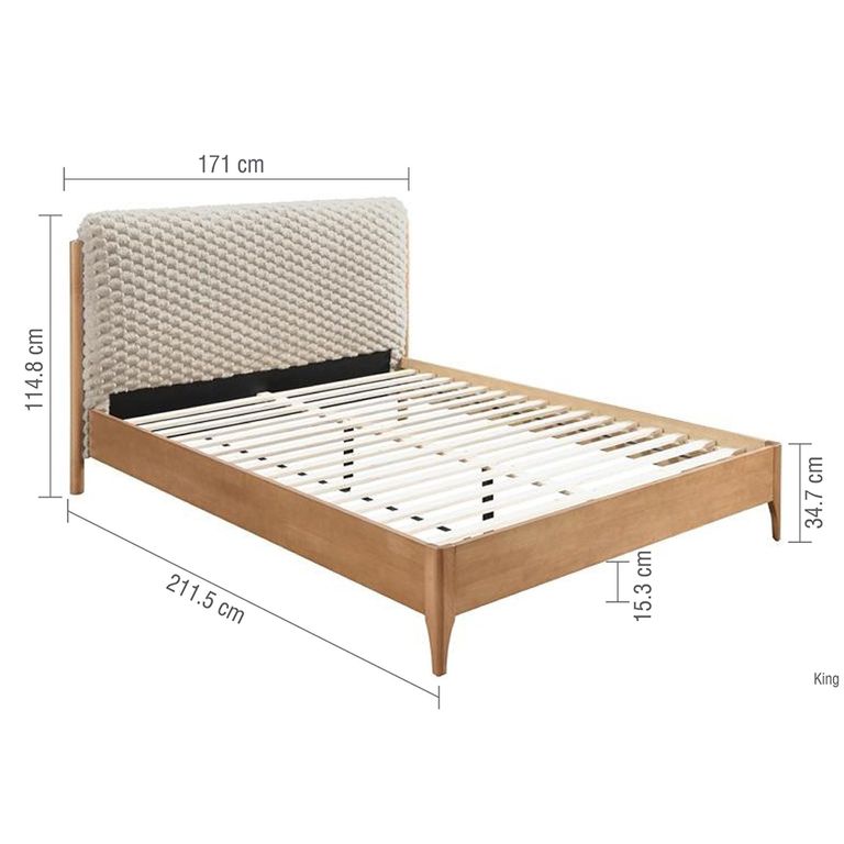 Hatti Bed - White - Sizes Available