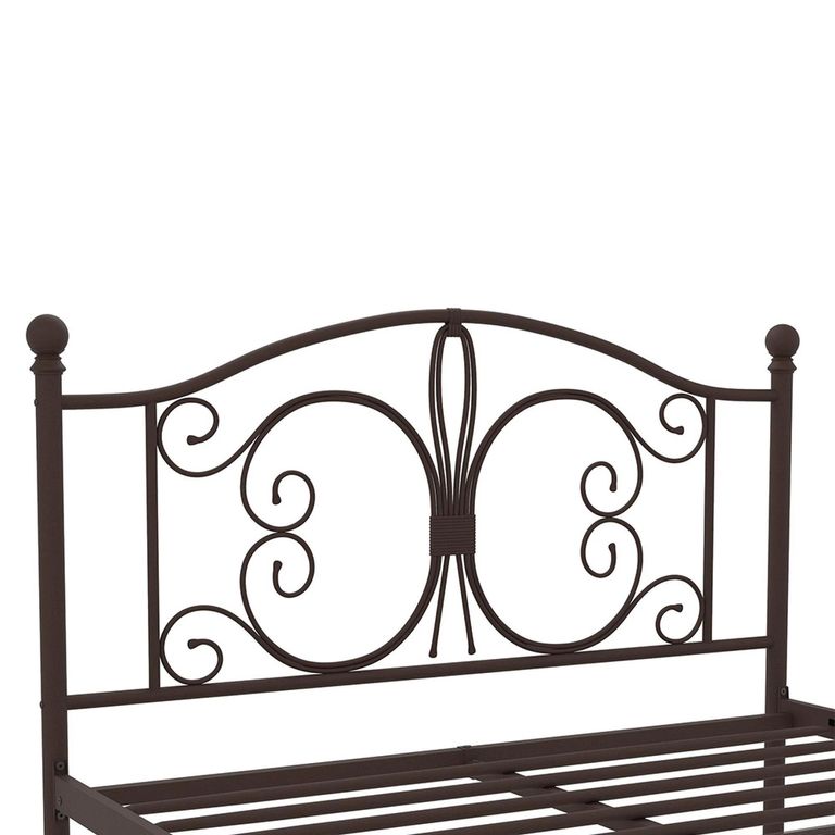 Bombay Metal Bed - Bronze - 4ft 6in Double - 3246228UK