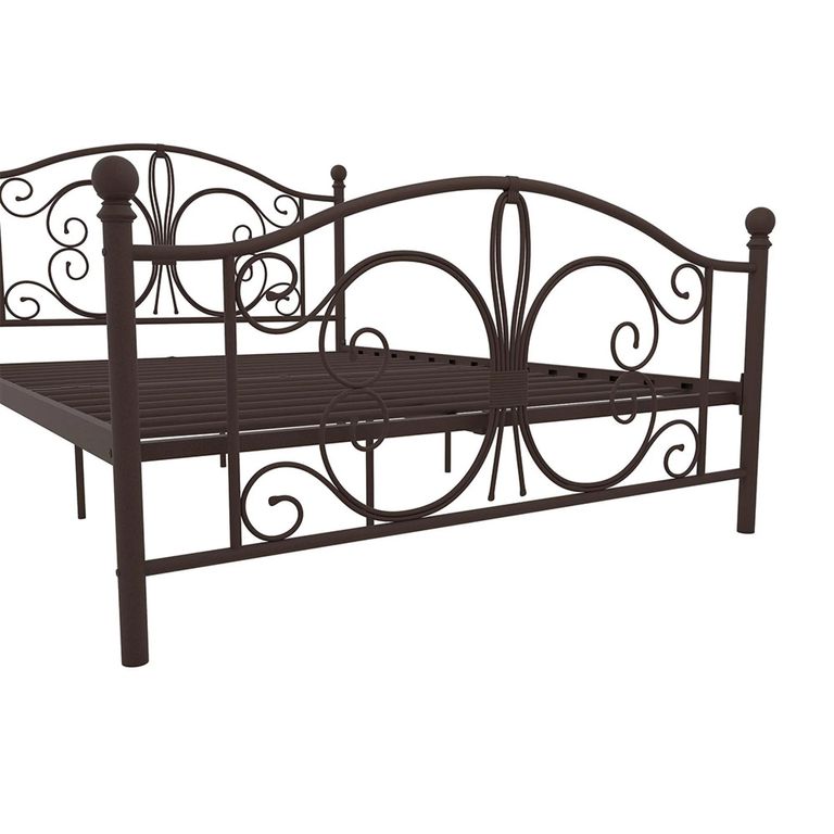 Bombay Metal Bed - Bronze - 4ft 6in Double - 3246228UK