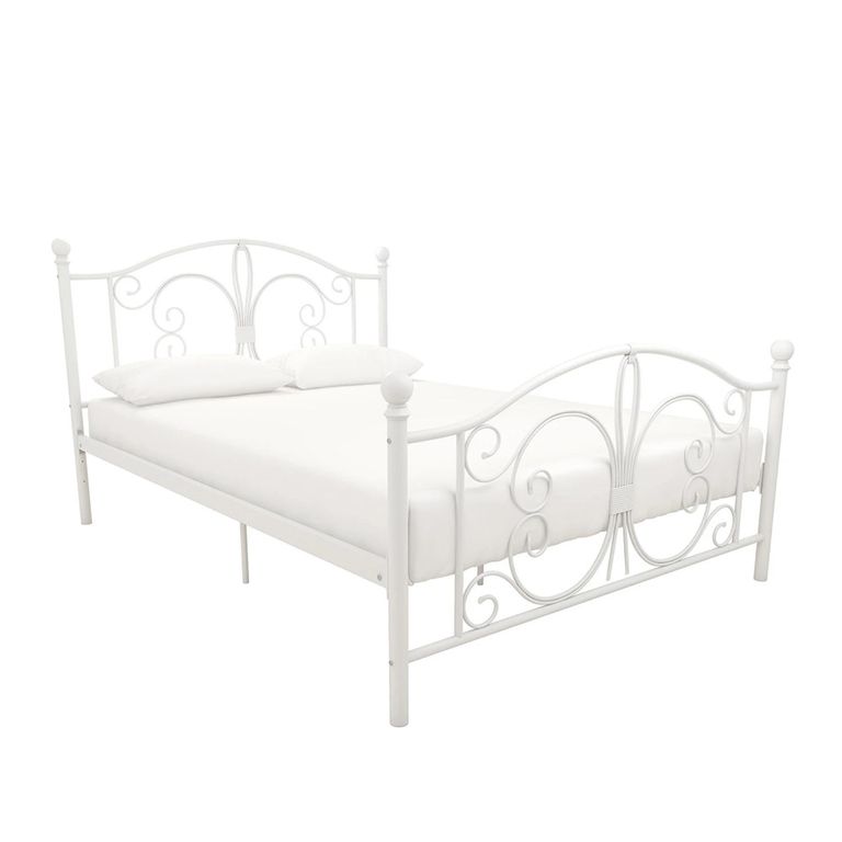 Bombay Metal Bed - White - Sizes Available - 3246198UK