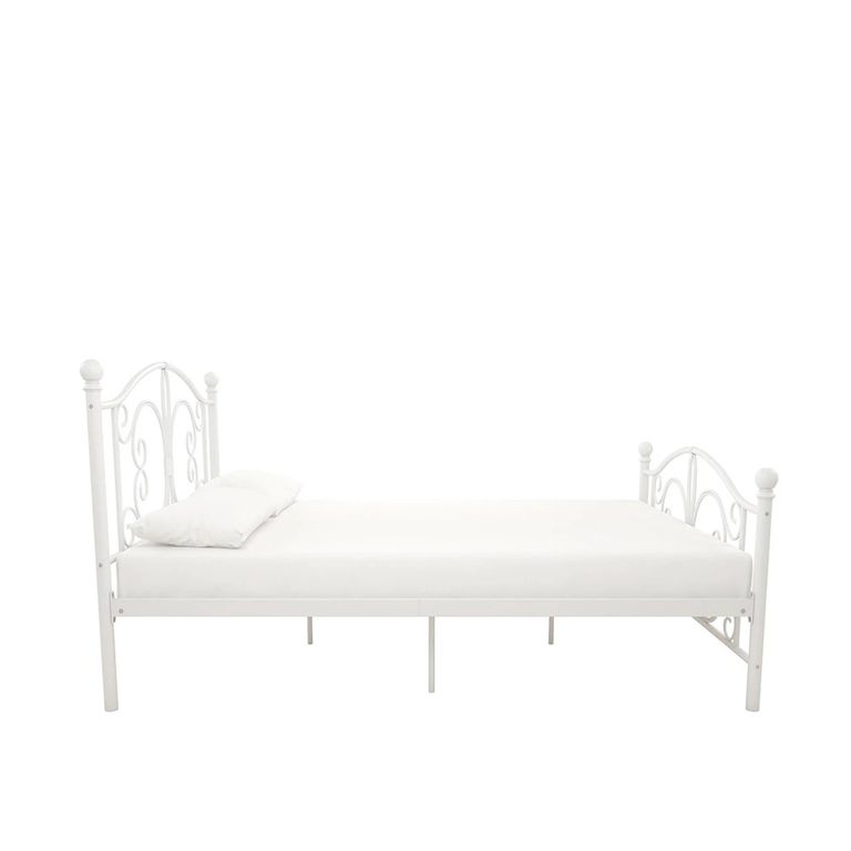 Bombay Metal Bed - White - Sizes Available - 3246198UK