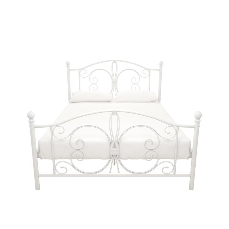 Bombay Metal Bed - White - Sizes Available - 3246198UK