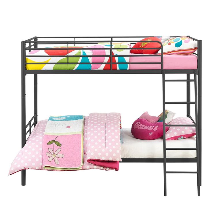 Bunk Bed - Black - Single over Single - 4035158UK