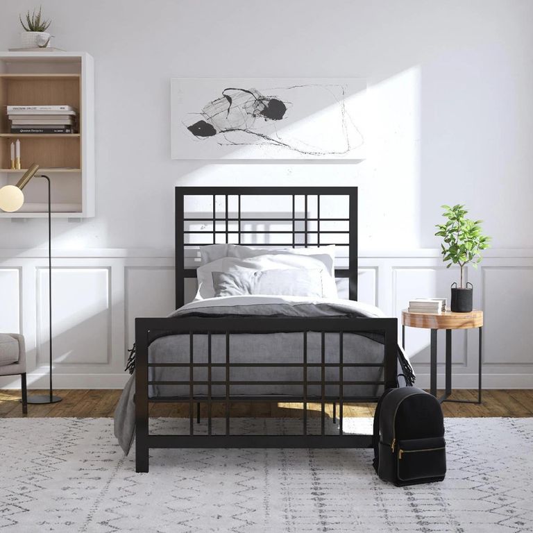 Burbank Metal Bed - Black - Sizes Available - 4150019UK